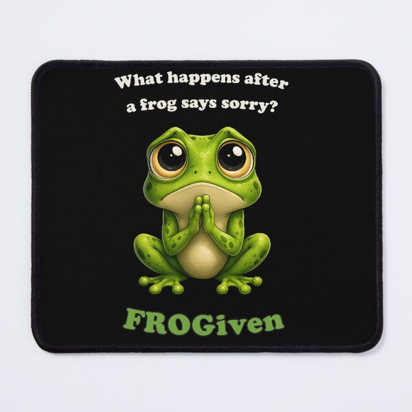 Item preview, Frogiven – Funny Frog Pun Cute Apology Dad Joke designed and sold by PuniverseDesign.