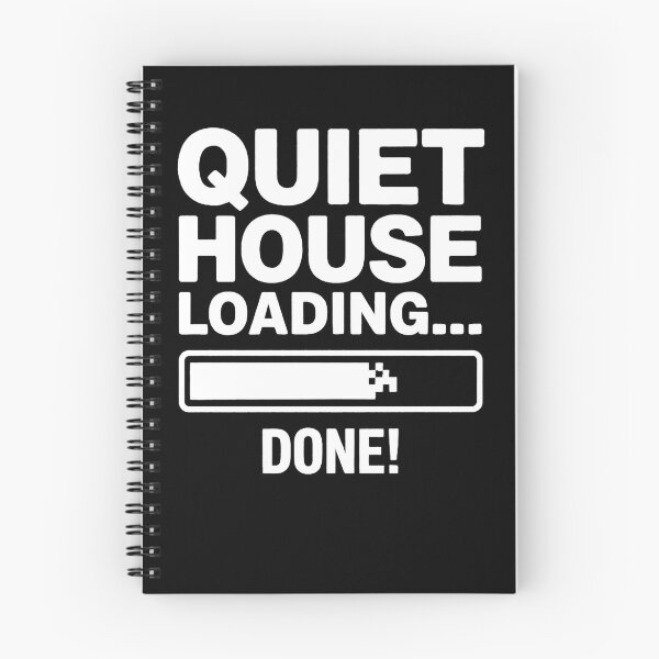 Item preview, Quiet House Loading Social Battery Cozy Introvert Humor designed and sold by Souck12.