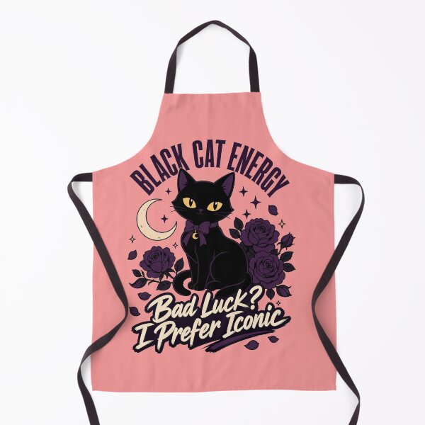 Item preview, Black Cat Energy Gothic Shirt | Halloween Pet Design designed and sold by MOCH- ART.