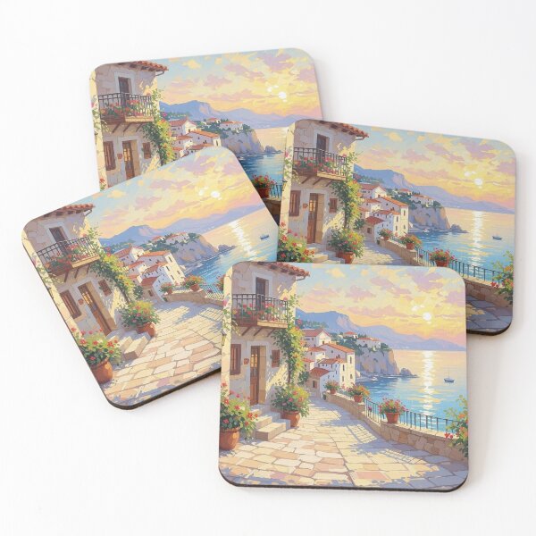Item preview, Seaside Serenity  designed and sold by Undersea Ai Art.