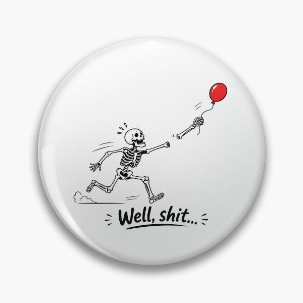 Item preview, Skeleton Lost Balloon designed and sold by Rucrative5698.
