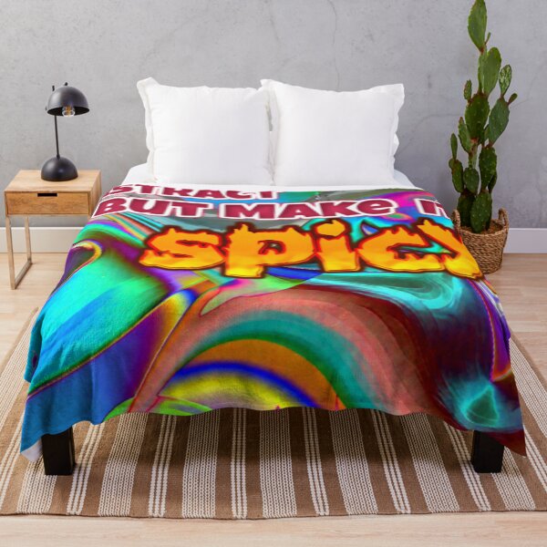 Item preview, abstract but make it spicy 2 colorful funny typographic abstract design designed and sold by SmashingDeals.
