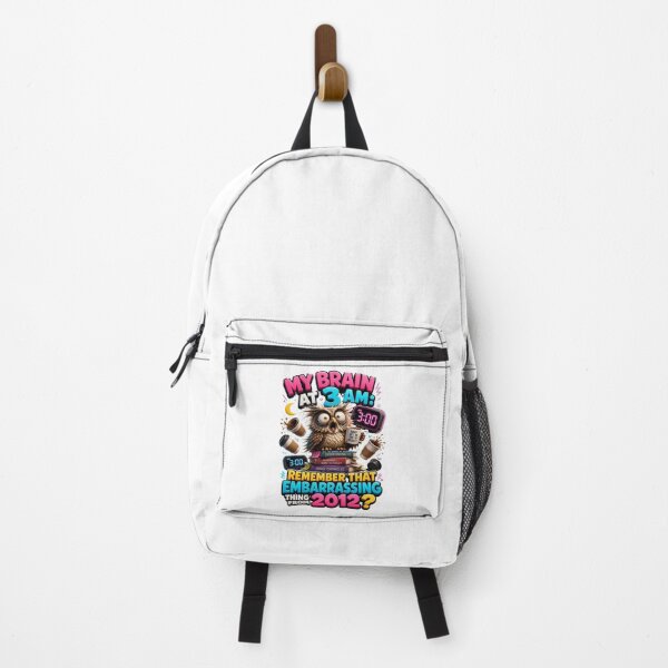 Item preview, My Brain At 3 AM Embarrassing Memory Owl designed and sold by Sovereign Supply Co..