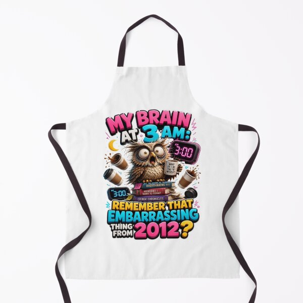 Item preview, My Brain At 3 AM Embarrassing Memory Owl designed and sold by Sovereign Supply Co..