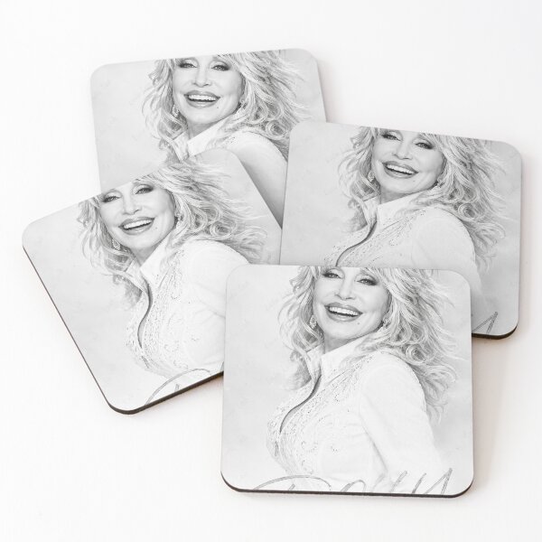 Item preview, Dolly in White – A Joyful Country Icon designed and sold by LuluLeb.