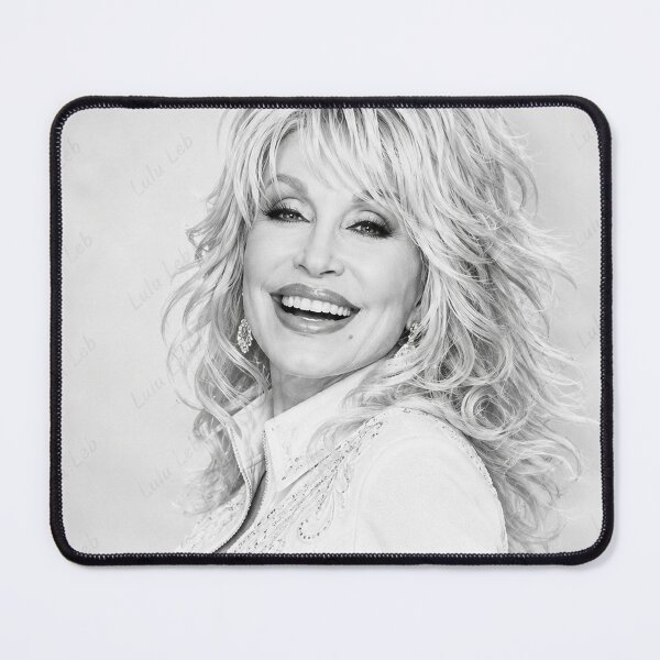 Item preview, Dolly in White – A Joyful Country Icon designed and sold by LuluLeb.