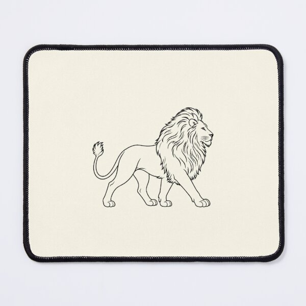 Item preview, Walking Lion Coloring Book Design – Wild Africa Animal Art designed and sold by annenambiro.