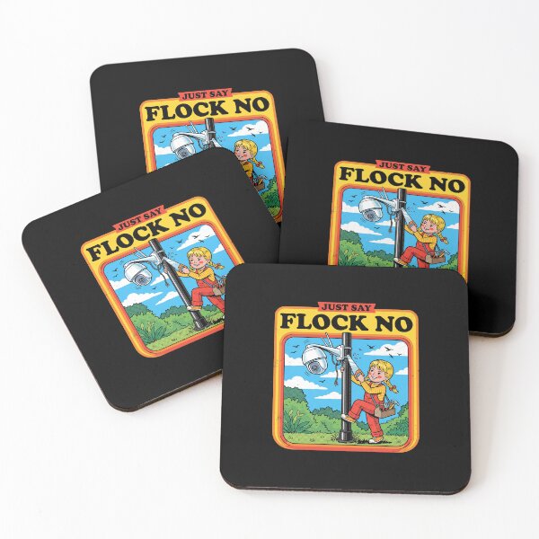 Item preview, Just Say Flock No Funny Anti Surveillance Retro Comic Girl designed and sold by AdyKurniawan.