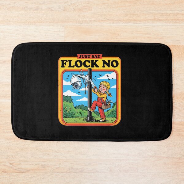 Item preview, Just Say Flock No Funny Anti Surveillance Retro Comic Girl designed and sold by AdyKurniawan.