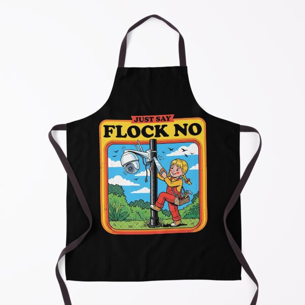 Item preview, Just Say Flock No Funny Anti Surveillance Retro Comic Girl designed and sold by AdyKurniawan.
