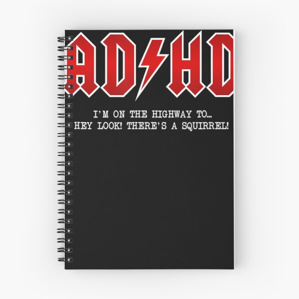 Item preview, Adhd Highway To... Hey Look A Squirrel Hard Rocker Adhd designed and sold by ArcanaGlowCraft.