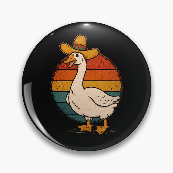 Item preview, Vintage Retro Goose Wearing Sombrero Mexican Style designed and sold by Moizento.