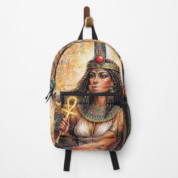 Item preview, Egyptian Goddess Ma'at –  Guardian of Cosmic Order Painting designed and sold by GalleryKauffeld.