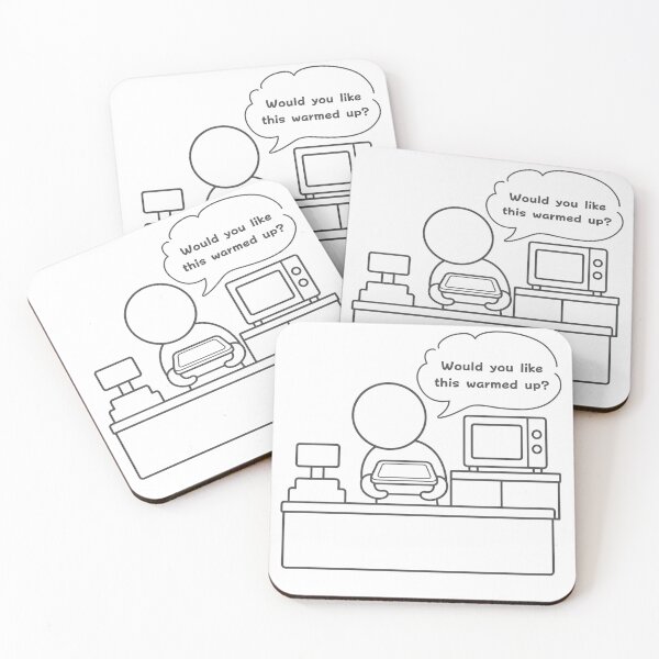 Item preview, Japanese Convenience Store (Konbini) Service: "Would You Like This Warmed Up?" designed and sold by japan-picto.