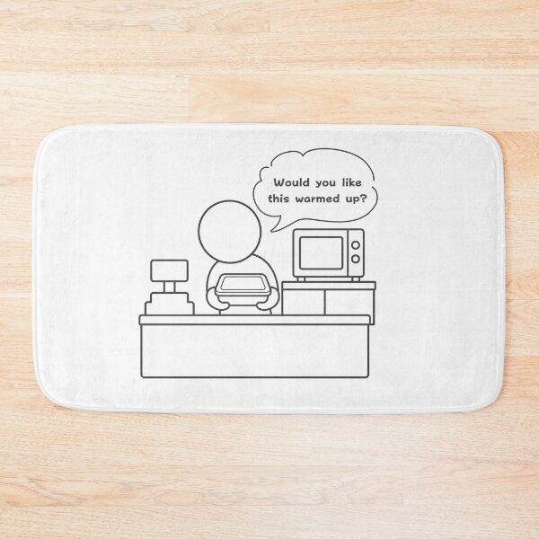 Item preview, Japanese Convenience Store (Konbini) Service: "Would You Like This Warmed Up?" designed and sold by japan-picto.