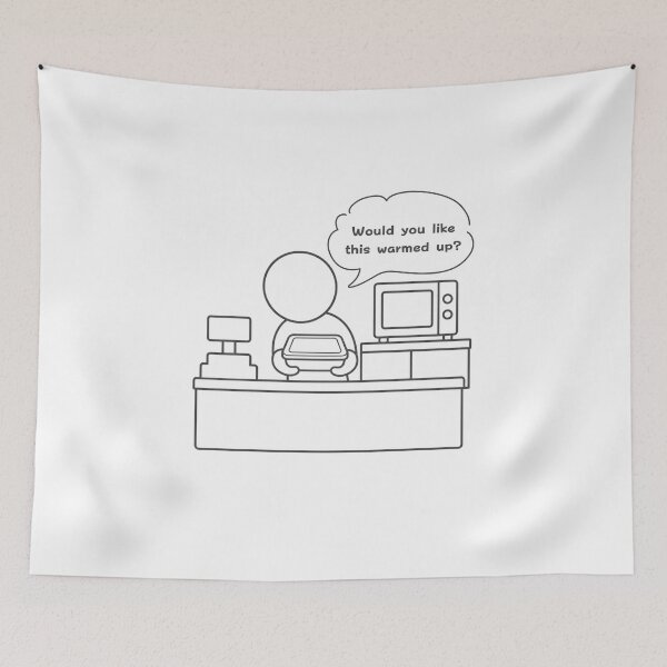 Item preview, Japanese Convenience Store (Konbini) Service: "Would You Like This Warmed Up?" designed and sold by japan-picto.