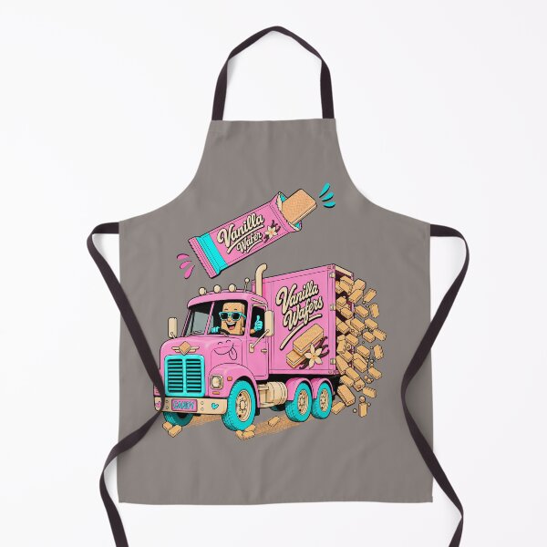 Item preview, Vanilla Wafers Candy Truck – Retro 70s Cartoon designed and sold by Aimetoi.