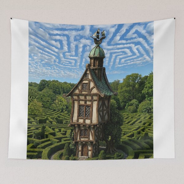 Item preview, Amazing house with an amazing sky designed and sold by Jonsmartdesigns.
