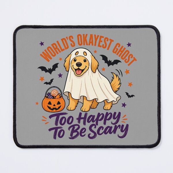 Item preview, World's Okayest Ghost Golden Retriever Shirt | Halloween Design designed and sold by MOCH- ART.