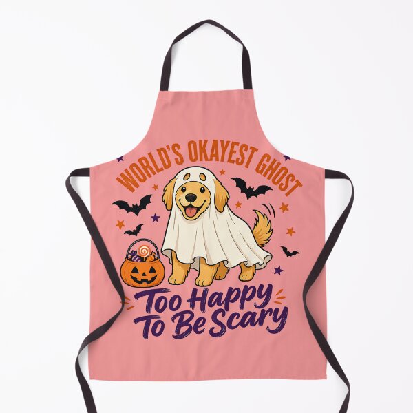 Item preview, World's Okayest Ghost Golden Retriever Shirt | Halloween Design designed and sold by MOCH- ART.