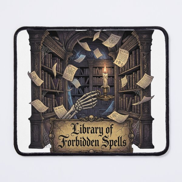 Item preview, Library of Forbidden Spells Dark Academia Gothic Haunted Book T-Shirt designed and sold by KreatoLab.