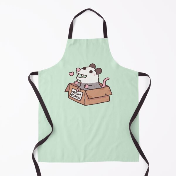 Item preview, Adopt Chaos Funny Cute Opossum in Cardboard Box designed and sold by rustydoodle.