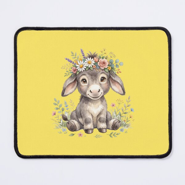 Item preview, Cute Baby Donkey Flower Crown designed and sold by BackTWO.