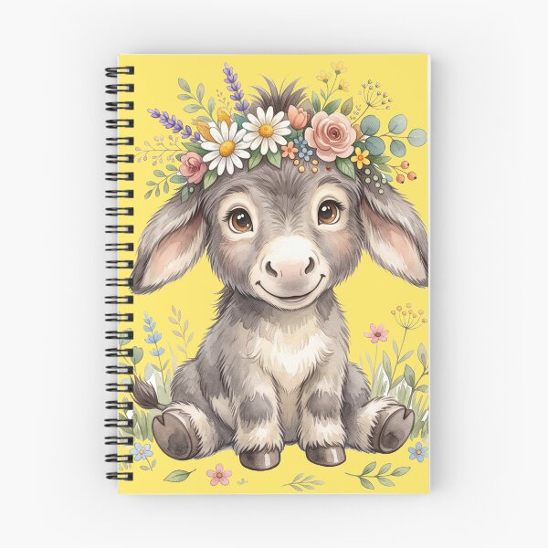 Item preview, Cute Baby Donkey Flower Crown designed and sold by BackTWO.