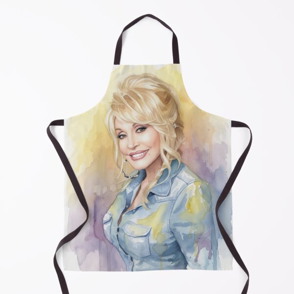 Item preview, Dolly Parton, watercolours. designed and sold by Pinkgnomie.