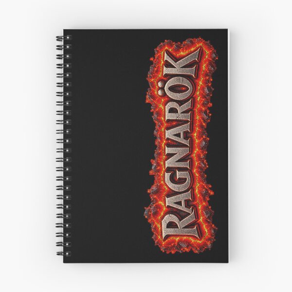 Artikelvorschau, RAGNARÖK – Typografie-Design im Stil der nordischen Wikingermythologie mit Lavaelementen entworfen und verkauft von R3XFORGE.