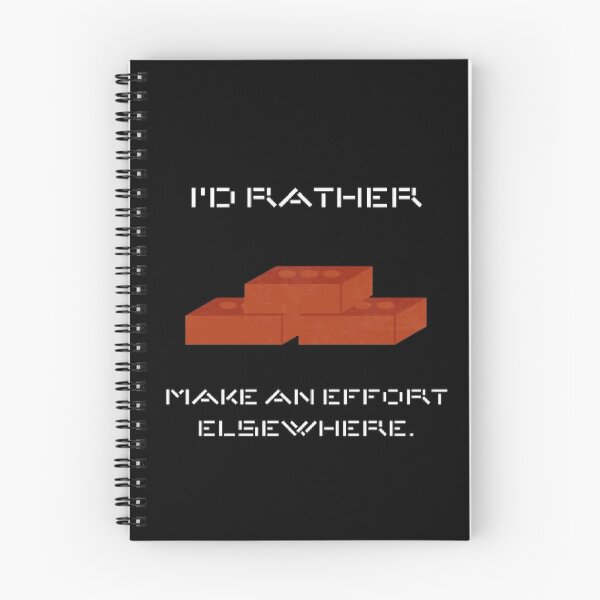Item preview, Id Rather Make An Effort Elsewhere Minimalist Quote Shirt designed and sold by Mircea786.
