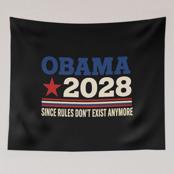 Item preview, Funny Political, Since Rules Don't Exist Anymore Obama 2028 designed and sold by Dr-Hulk-Grock.