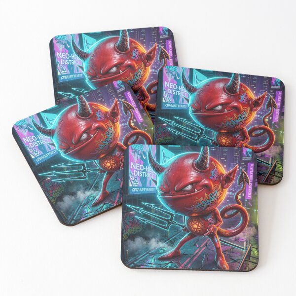 Item preview, Graffiti Devil in Neon City designed and sold by kiwiartyfarty.