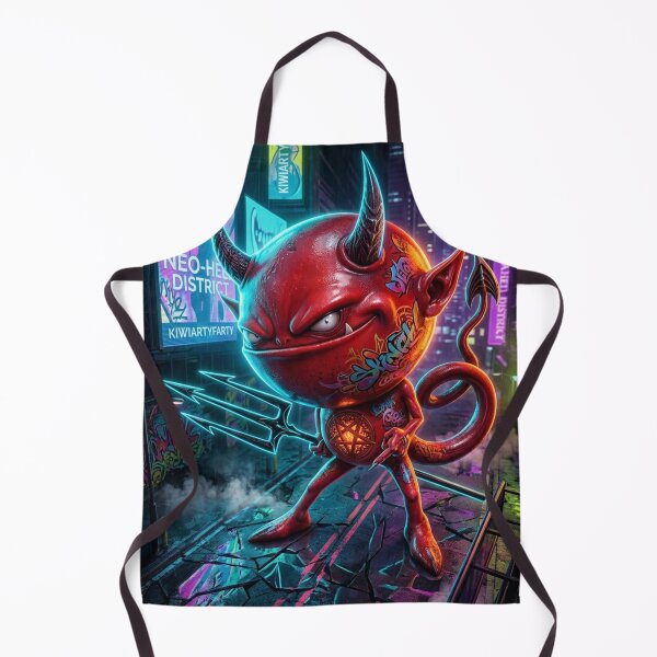 Item preview, Graffiti Devil in Neon City designed and sold by kiwiartyfarty.