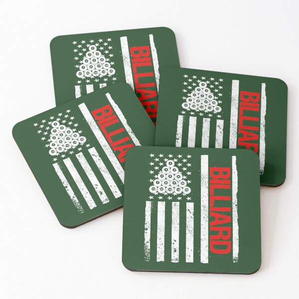 Item preview, Billar Americano Usa Bandera Jugador de billar 120 designed and sold by ShirtPandaStore.
