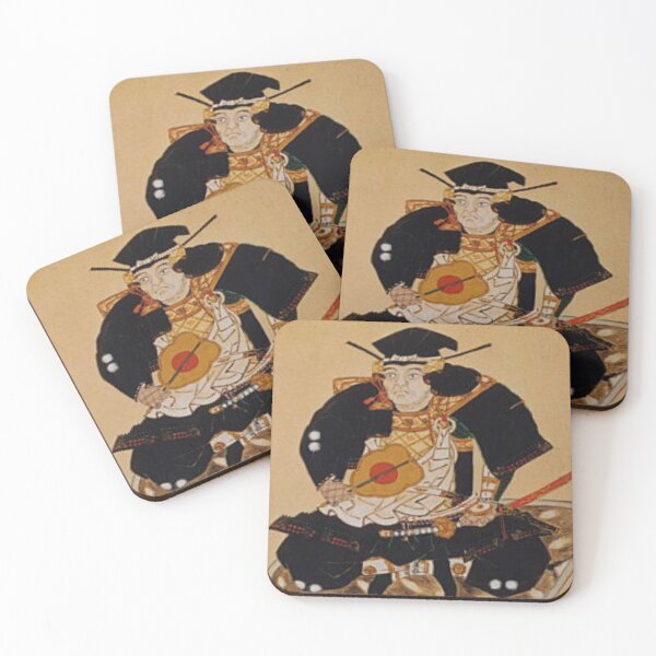 Item preview, Ikeda Tsuneoki Samurai Commander Japanese Historical Portrait designed and sold by vekotpu.