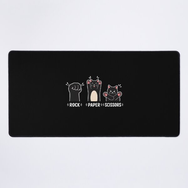 Item preview, Cute Cat Rock Paper Scissors Game Paw Print designed and sold by felixpalette.