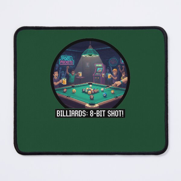 Item preview, Billiards 8-Bit Shot Retro Pool Night 766 designed and sold by ShirtPandaStore.