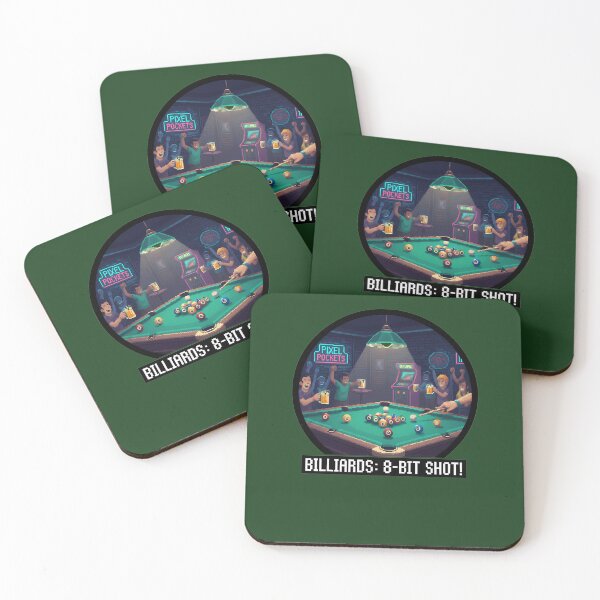 Item preview, Billiards 8-Bit Shot Retro Pool Night 766 designed and sold by ShirtPandaStore.