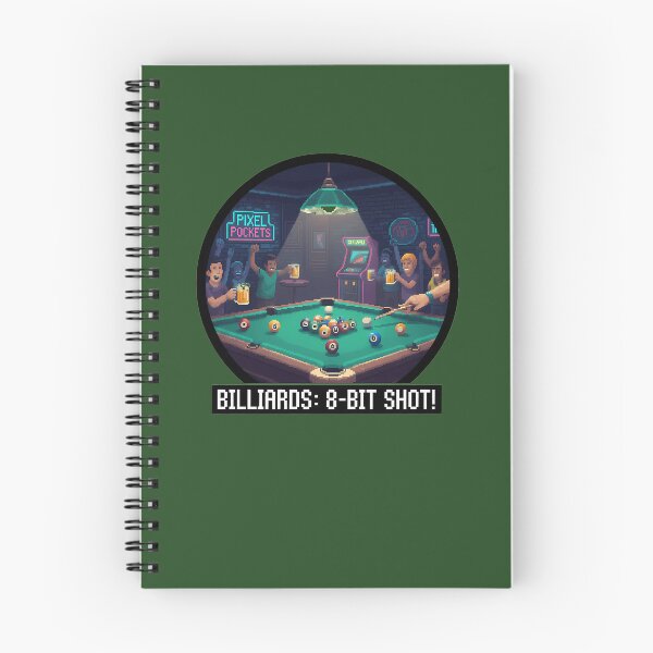 Item preview, Billiards 8-Bit Shot Retro Pool Night 766 designed and sold by ShirtPandaStore.