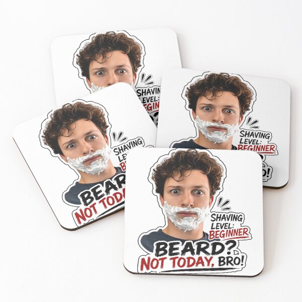 Item preview, Shaving Level Beginner Beard Not Today Bro Funny Shave Meme designed and sold by iwzzuel.