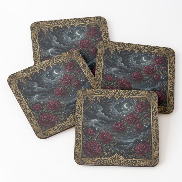 Item preview, The moon illuminates the roses designed and sold by Marie Colençon.