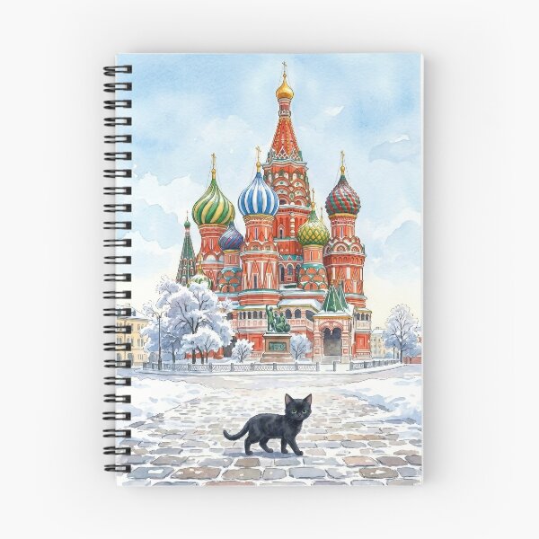 Item preview, Cute Little Black Cat in Moscow, Russia. (P) designed and sold by CLBC.STORE.