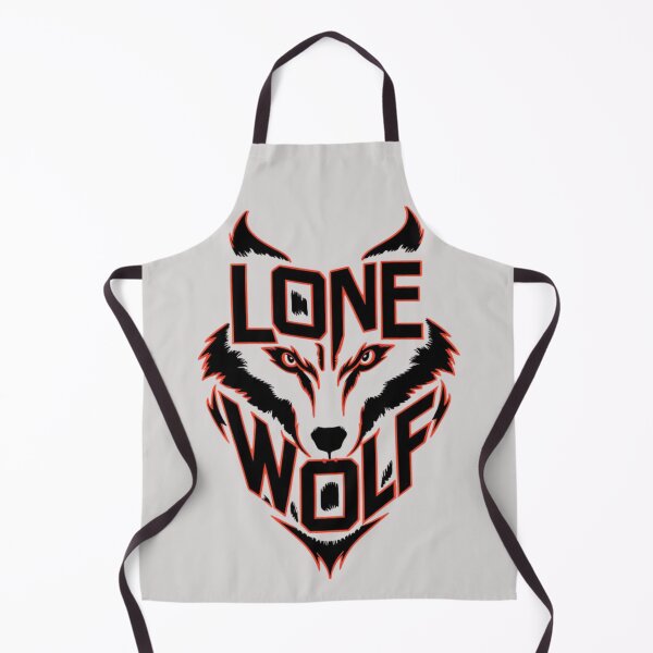 Artikelvorschau, Lone Wolf – Kraftvolles Wolfsgesicht und Design mit unabhängigem Geist entworfen und verkauft von RajDeals.