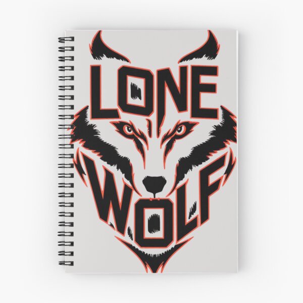 Item preview, Lone Wolf – Powerful Wolf Face and Independent Spirit Design designed and sold by RajDeals.