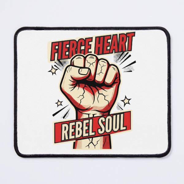 Item preview, Fierce Heart – Rebel Soul Raised Fist Design designed and sold by @SHINTOSARTSTORE.