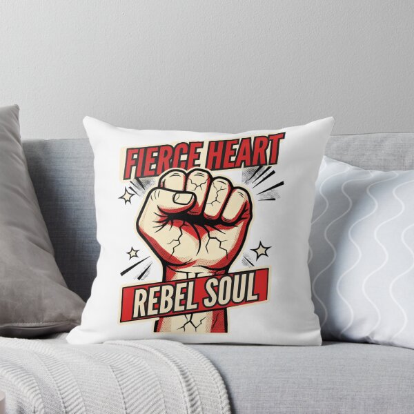 Item preview, Fierce Heart – Rebel Soul Raised Fist Design designed and sold by @SHINTOSARTSTORE.