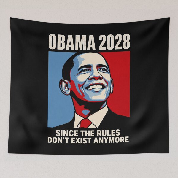 Item preview, Obama 2028 Since Rules Don't Exist Anymore designed and sold by Dr-Hulk-Grock.