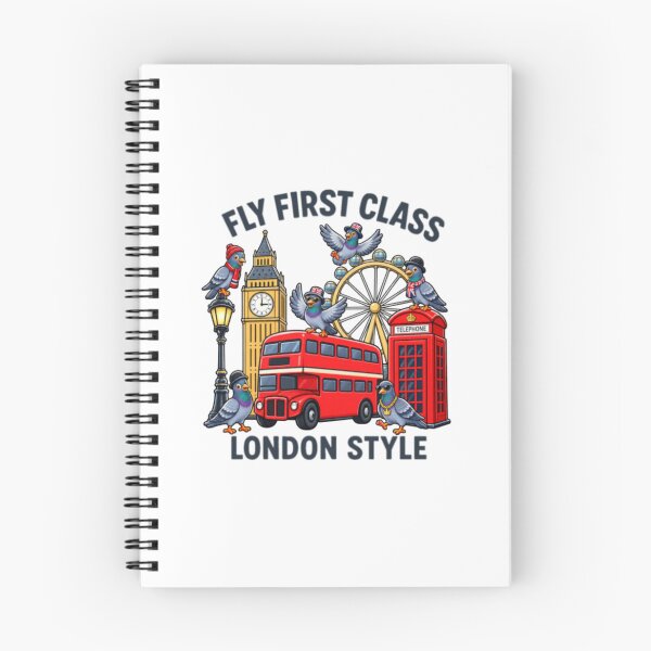 Item preview,  London pigeons always fly first class london style designed and sold by JamesDunican.