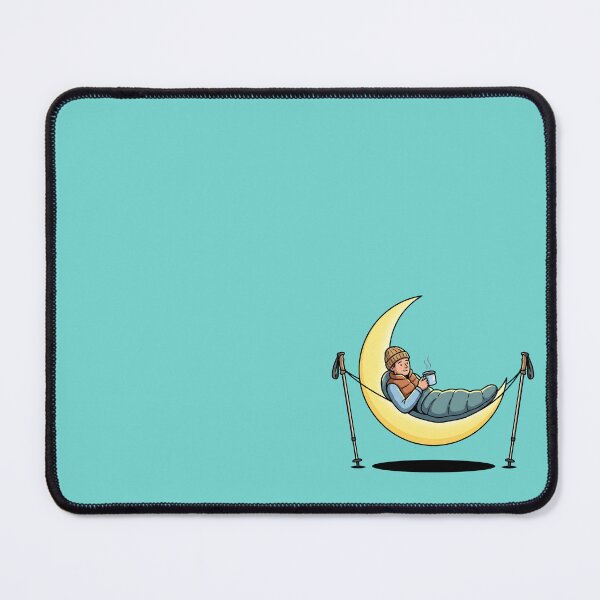 Item preview, Crescent Moon Hammock Camping Hiker Coffee Trekking Poles Outdoor Pop Art designed and sold by Rare By Hero.